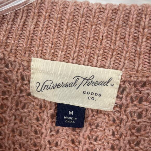 Universal Thread Pink Knit Sweater Size Medium - Picture 5 of 6